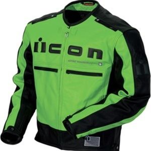 Icon Motorhead Jacket in Racing Green